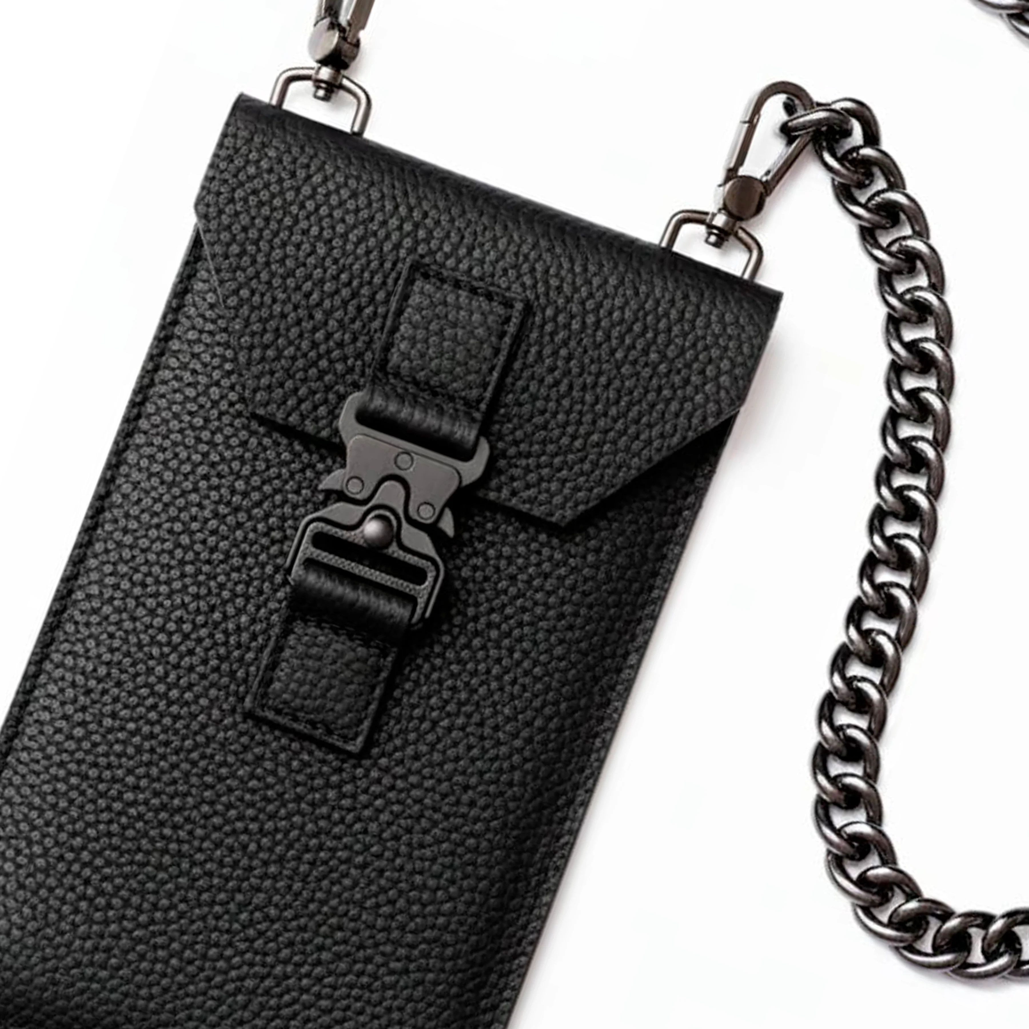 Bolsa Cuero Total Black - Image 3