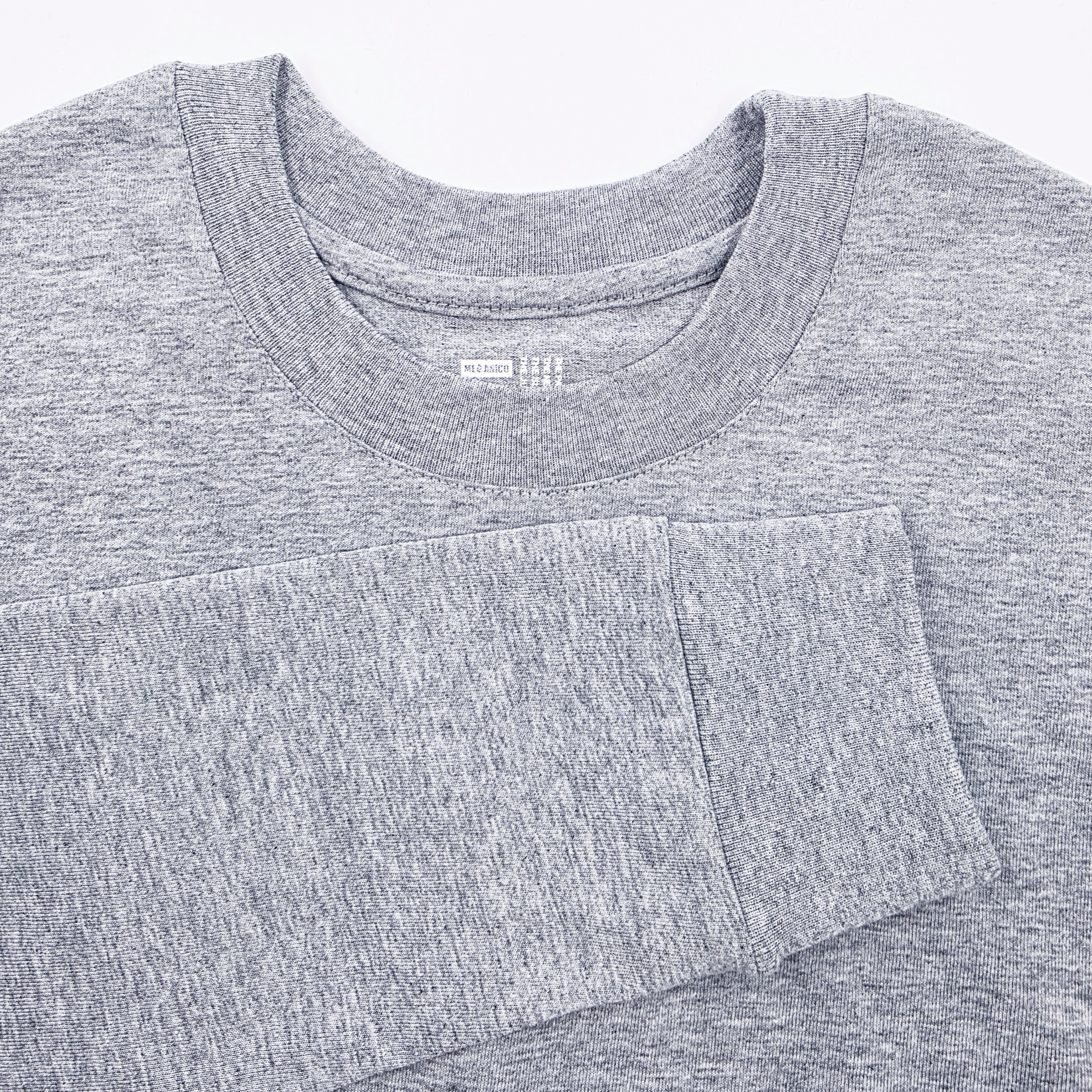 Camiseta Basica Premium Manga Larga Gray - Image 3