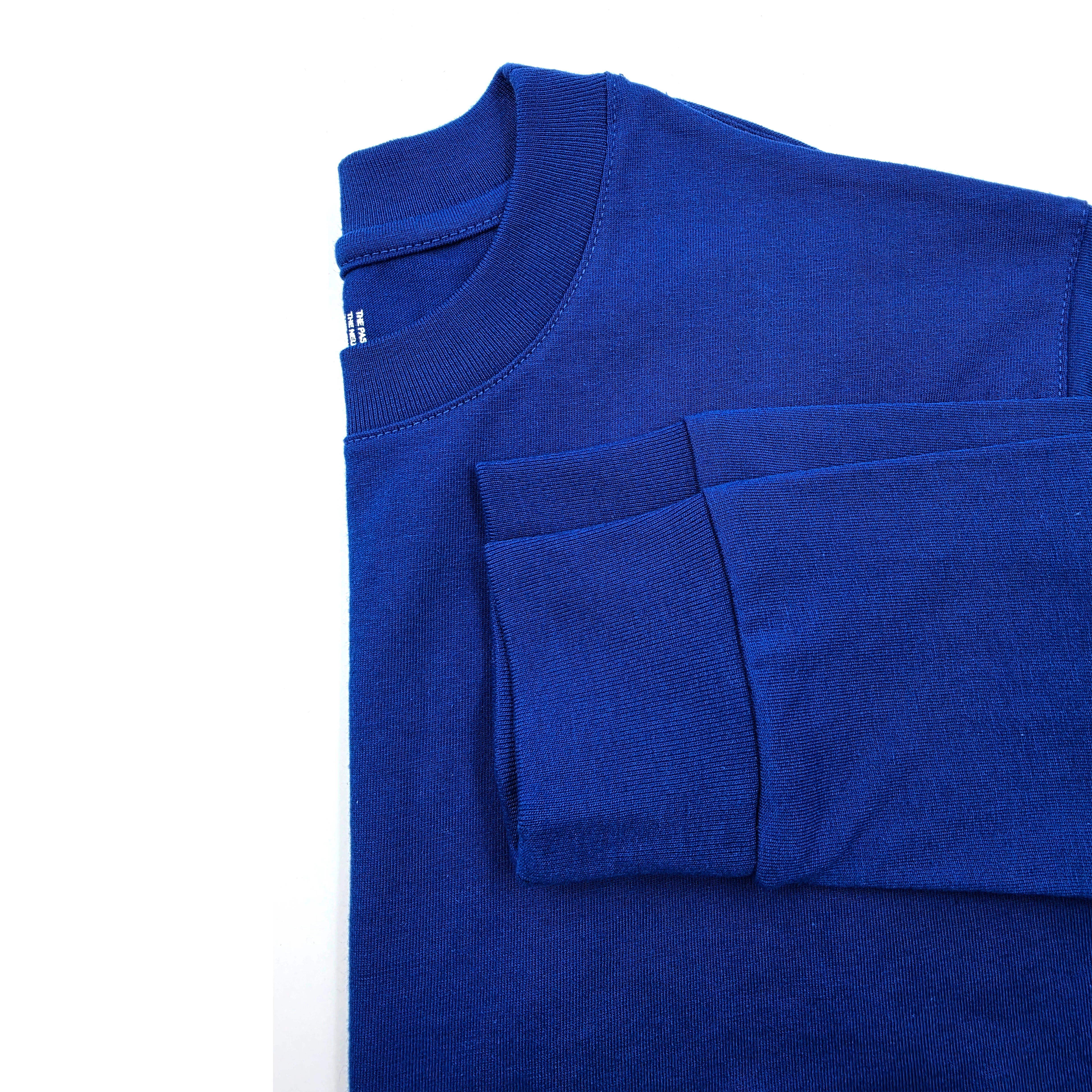 Camiseta Basica Premium Manga Larga Royal Blue - Image 3